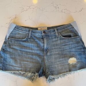 Current Elliott 
/HATCH Women's Cutoff Blue Jean Denim Shorts Maternity Size 28